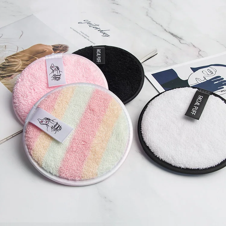 Factory Price Sponge Puff Makeup Remover Face Microfiber Beauty Makeup Remover Sponge Puff Makeup Removal Puff