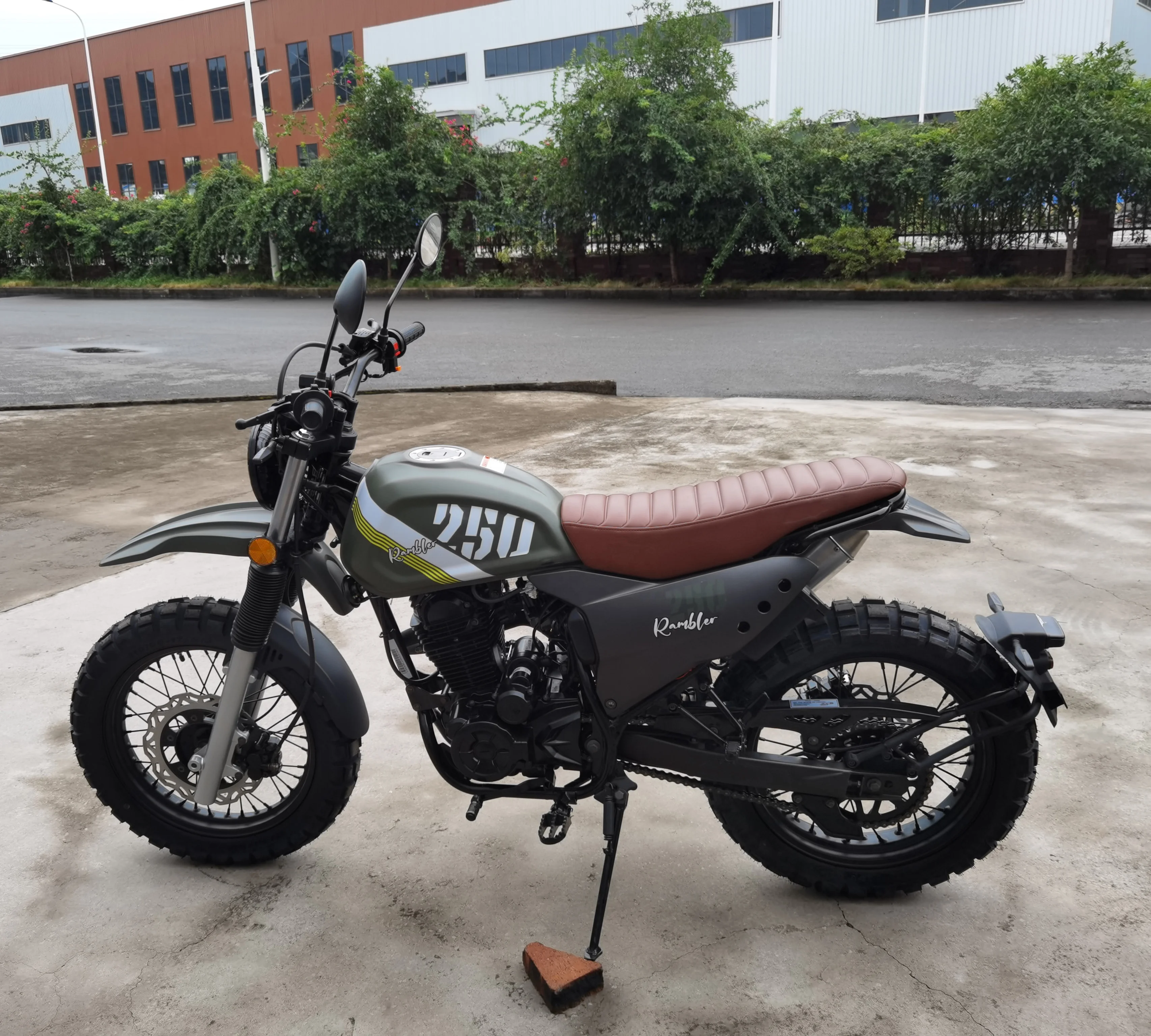 Ретро-мотоцикл ROMBOLOR SCRAMBLER 250 FUEGO мотоцикл китайский куб. См NO.22073105