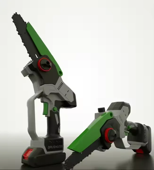 DIY Cordless Power Saws Electric Chain Saw One-Hand Portable Lightweight Mini Battery Chainsaw