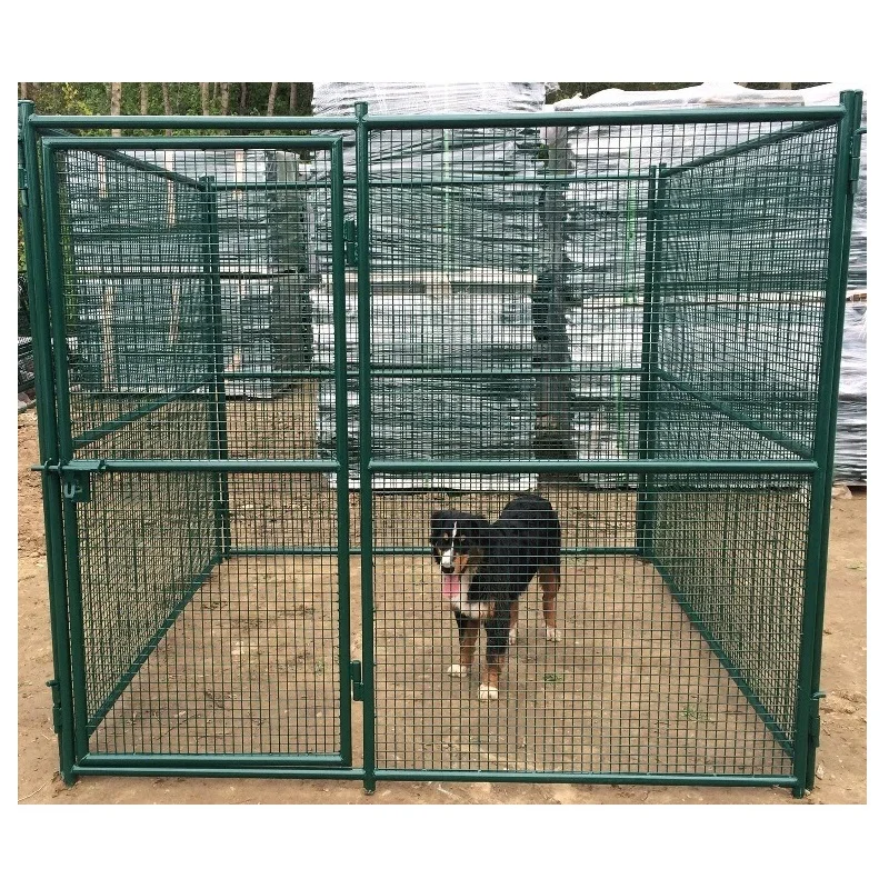 Factory wholesale price Outdoor Dog Kennel with Roof 1.5x3x1.8m animal cages dog walking pen pet run enclosure cage