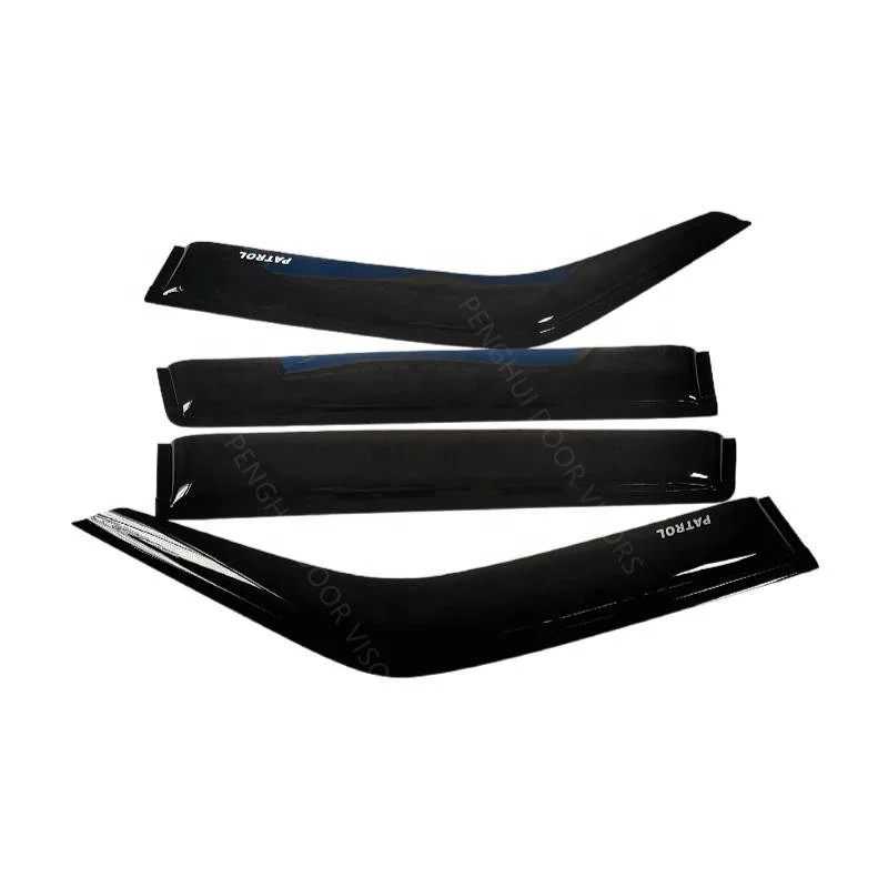 Factory Price Door Wind Window Visors Rain Protection Shades Safari For Nissan Y61 Patrol 1996-2000