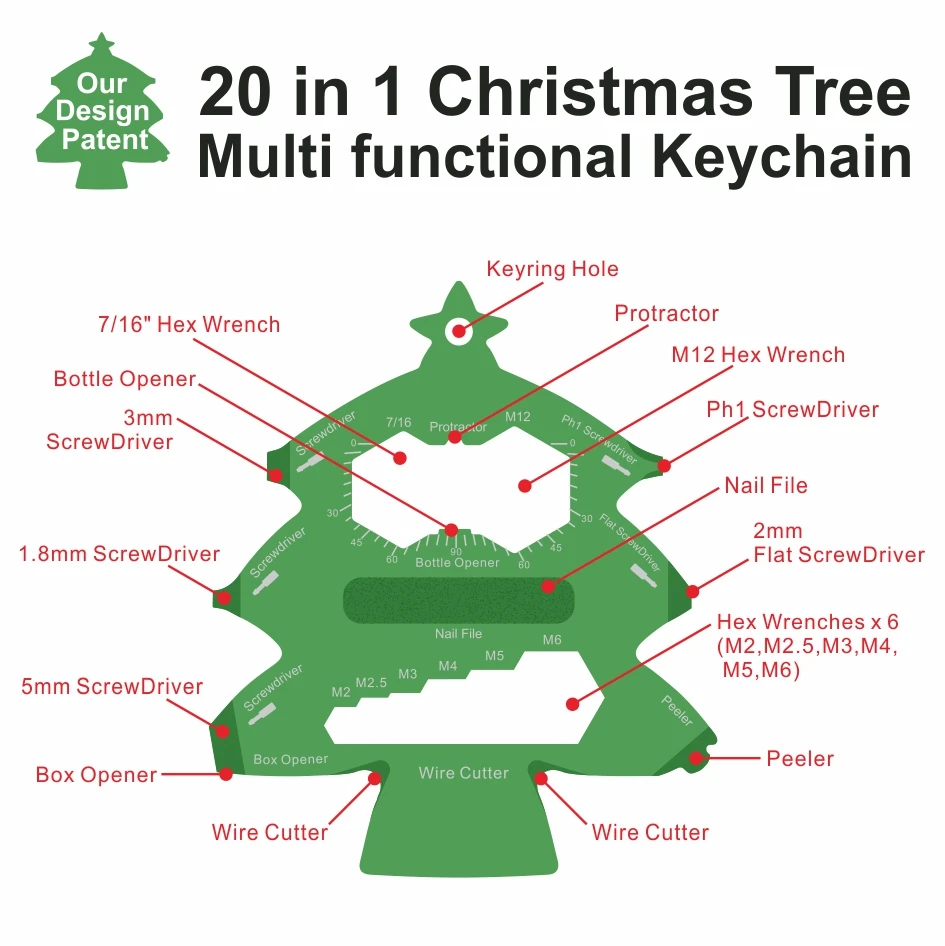 Free Samples Custom Logo Gift Set Gadget Pocket Multi Tool  For Christmas Gift