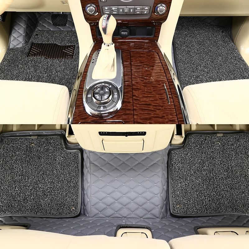 Boost Leather Cresta MarkII Chaser Car Floor Mats Right Hand Drive Automobile Foot Pads 1995 to 1999 For Toyota Cresta