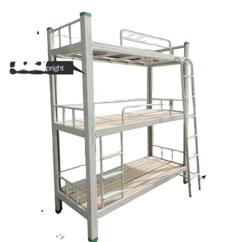 Steel School Furniture Dormitory beds  Adult usage  Triple steel bunk Beds
