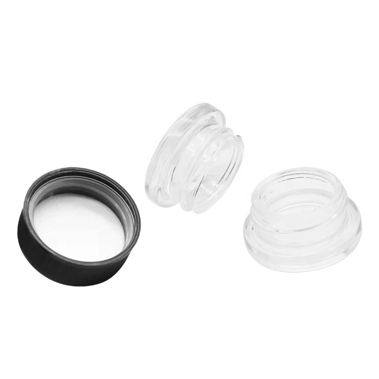  7ml 5ml 9ml child resistant smell proof glass jar cosmetics oil concentrate packaging weed for