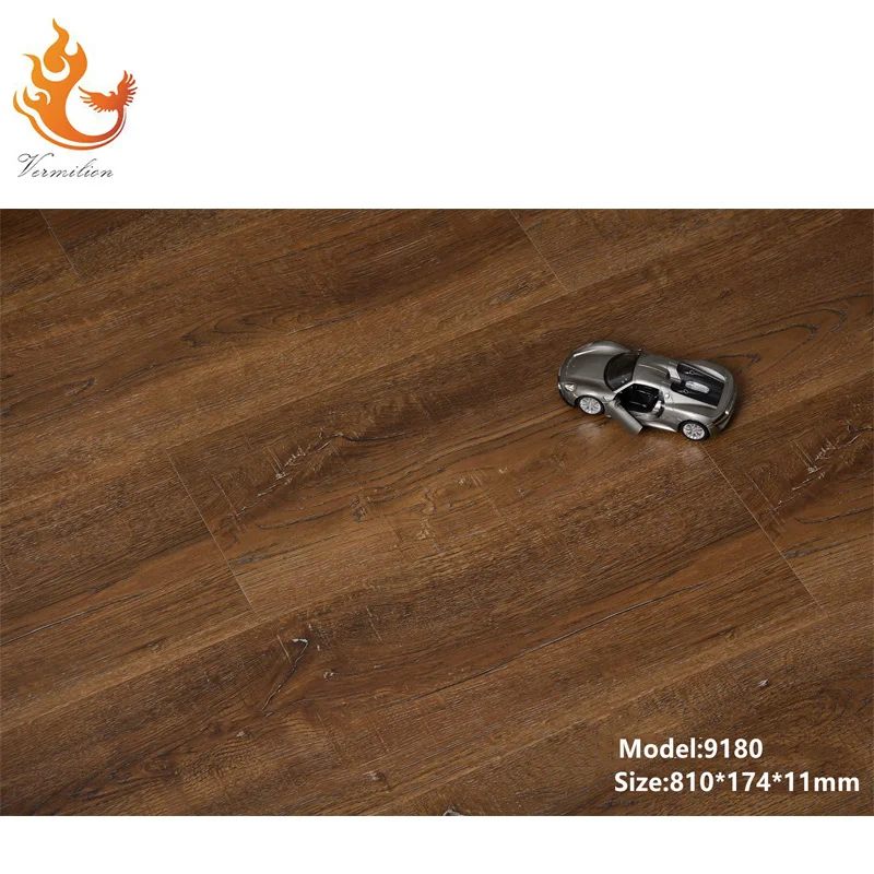 2020 Vermilion new arrival wood v-groove laminate flooring 11mm