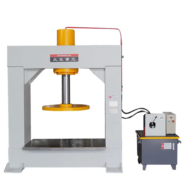 250 ton hydraulic solid tyre press machine 300 ton forklift solid tire press gantry presses