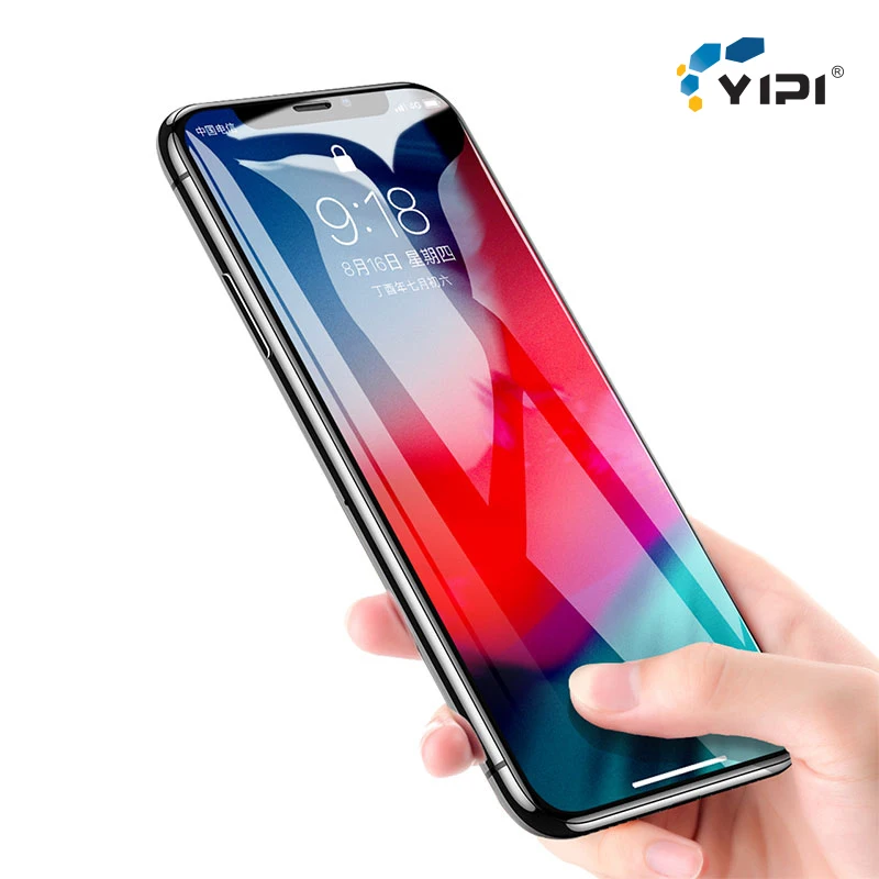 High Quality Yellow Hydrogel TPU Screen Protector 0.12 Ultra-thin Soft Screen Guard For Iphone X