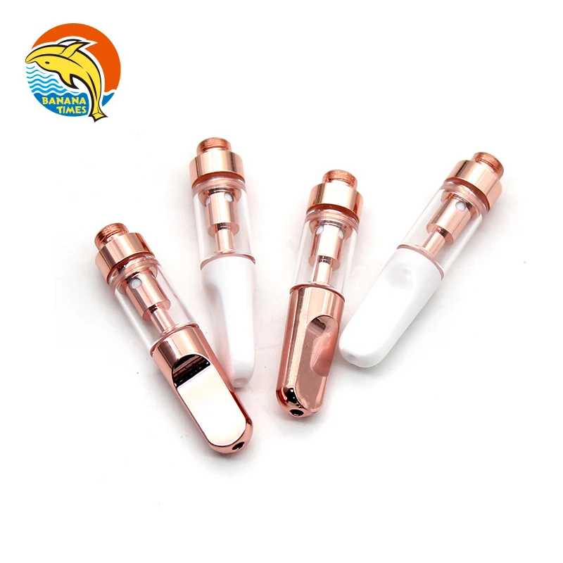 
OEM package New 510 Thread Cartridge Bananatimes 510 Glass Ceramic Coil C4 Cartridge Electric Cigarette 