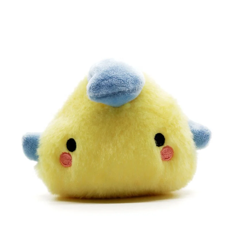 Geometric monster plush pendant doll bag  key small cute toys mobile phone ornaments toys car plush keychain for men and women
