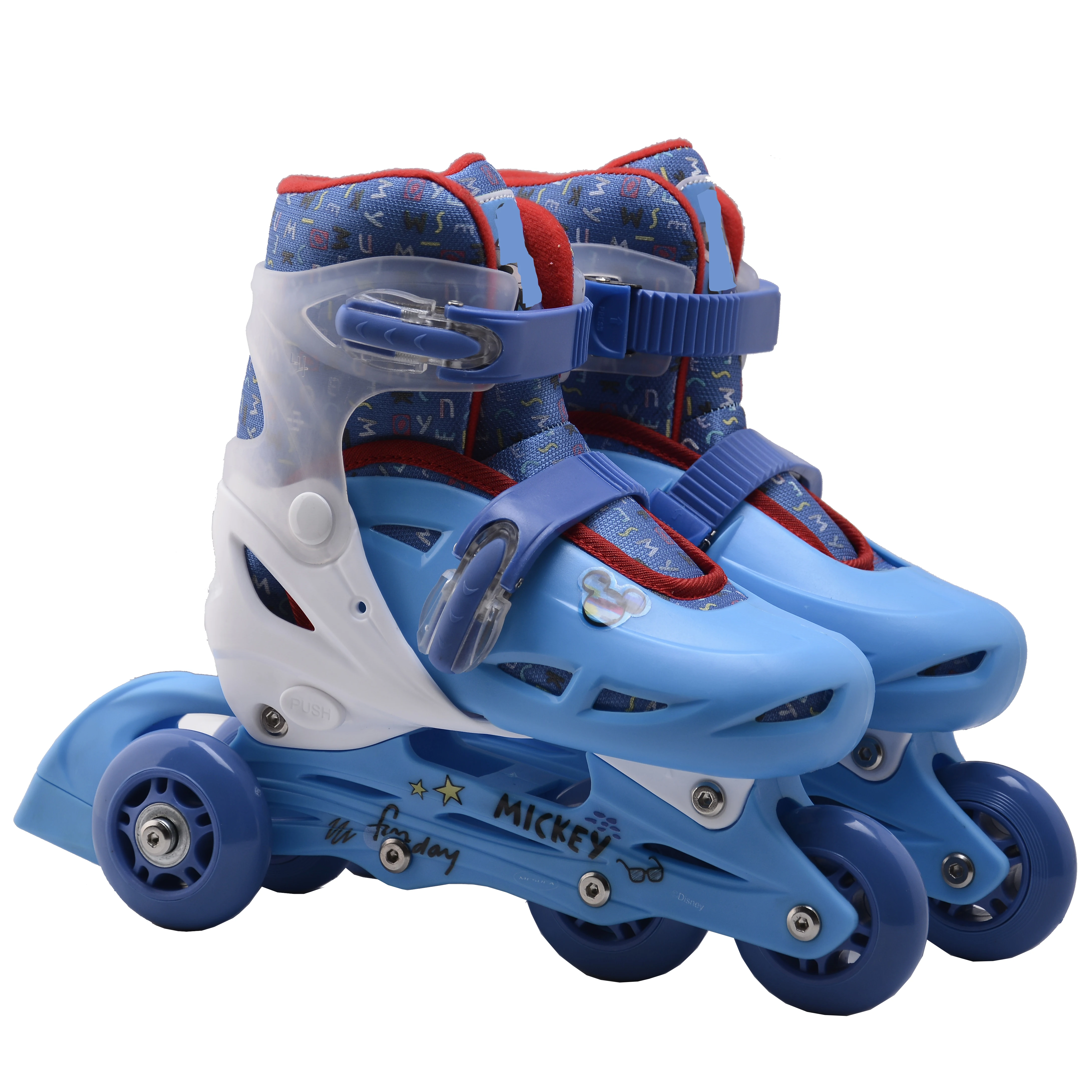 GOSOME Genuine Polyurethane Wheels Pvc Patine Red Color Cheap For Promotion Powerslide Inline Skates