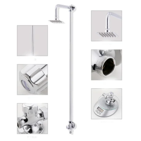 Simple shower shower set cold and hot shower set simple installation Hotel bathhouse hotel bathroom
