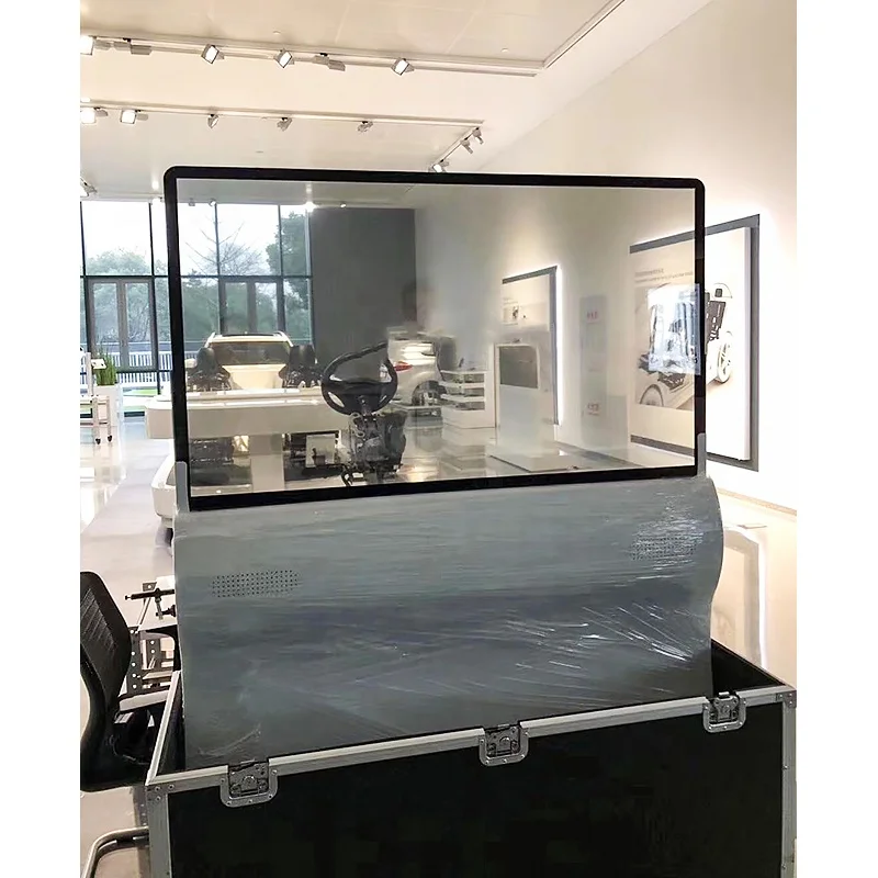 ODM OEM 55-дюймовая вывеска с сенсорным управлением WIFI LG Панель Прозрачный OLED TV