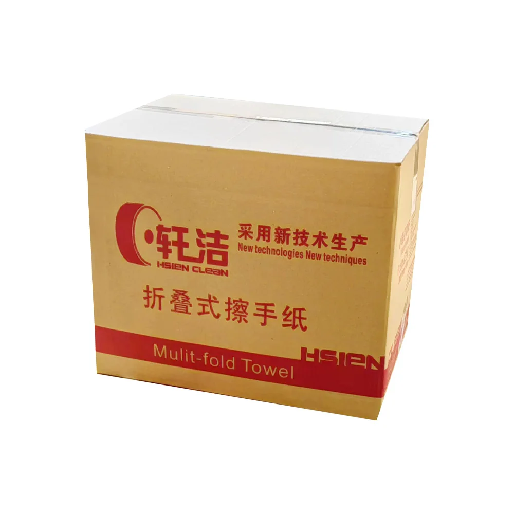 Embossed Folded Hand Paper Towel 1ply Virgin Pulp Kitchen Paper Towel Low Price 200 sheets x 20 packs