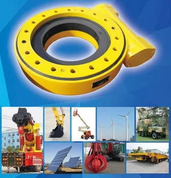 Precision Worm gear Small size Slewing drive SE7 with 24v motor