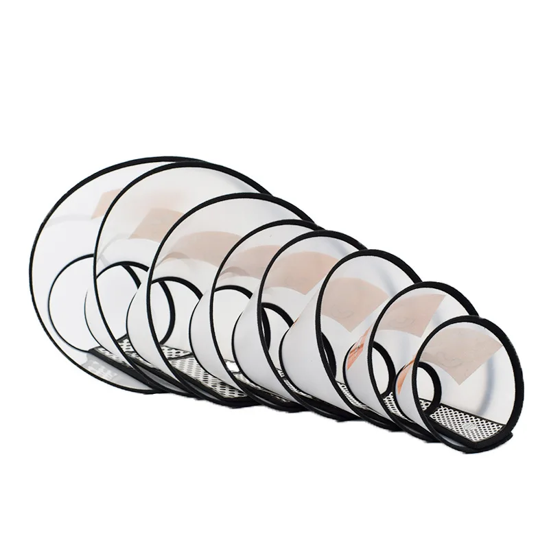 Soft Cone Adjustable E-Collar Plastic Lightweight Elizabethan Dog Cone For Pet After Surgery