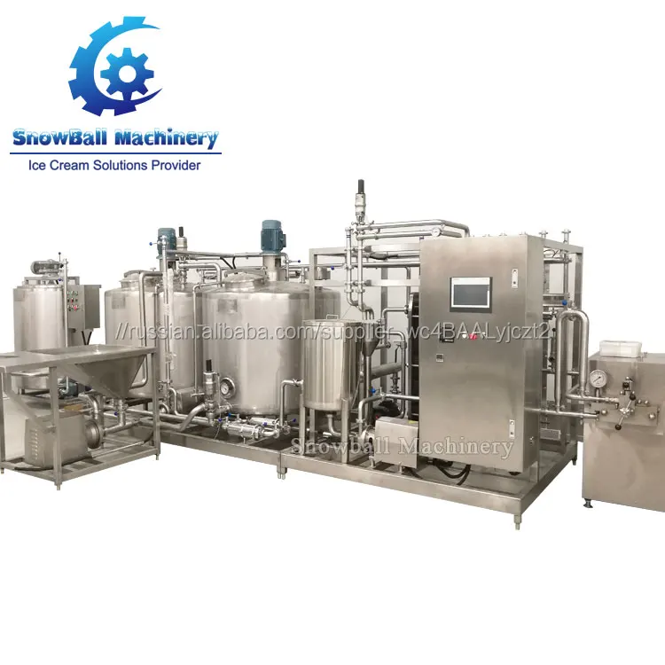 Пастеризатор и гомогенизатор для приготовления смеси мороженого