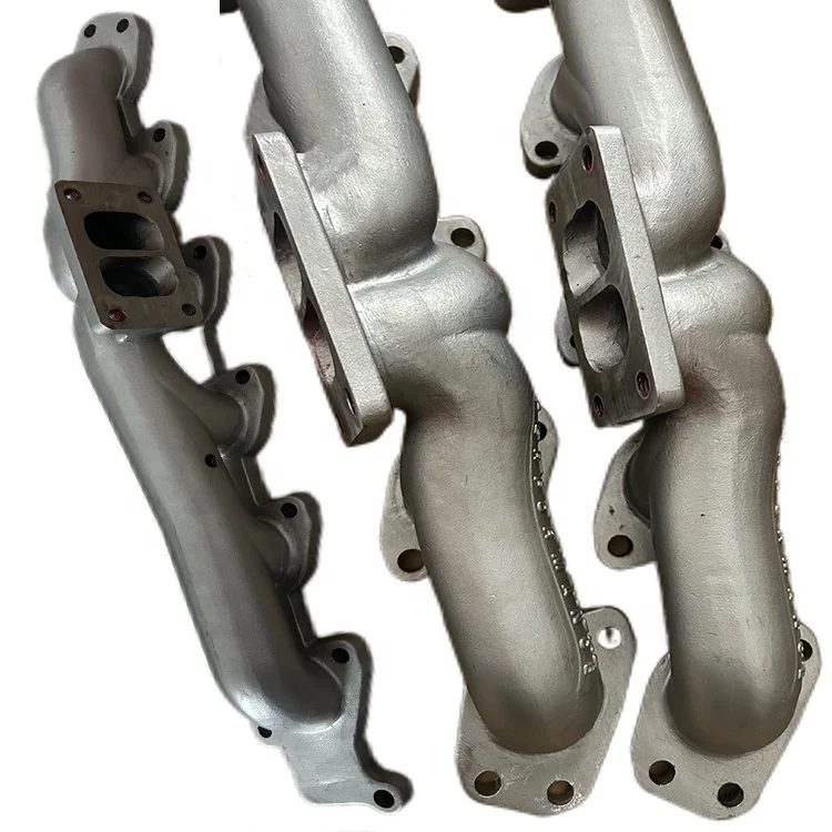 Car Parts Motorcycle Manifold  Custom Industrial Parts Cast Iron Turbo Manifold aluminum casting manifold