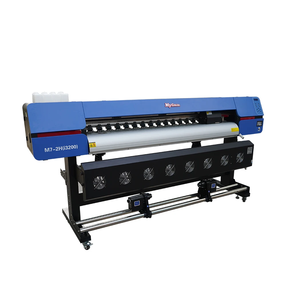 Inkjet printers 6ft eco solvent printer with i3200 sublimation printer flex banner digital printing machine