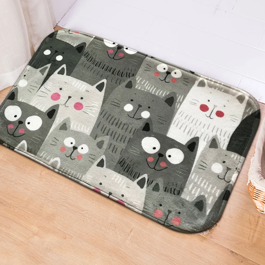 The animal print floor mat for bedroom is also suitable for other rooms are suitable for porch and room door