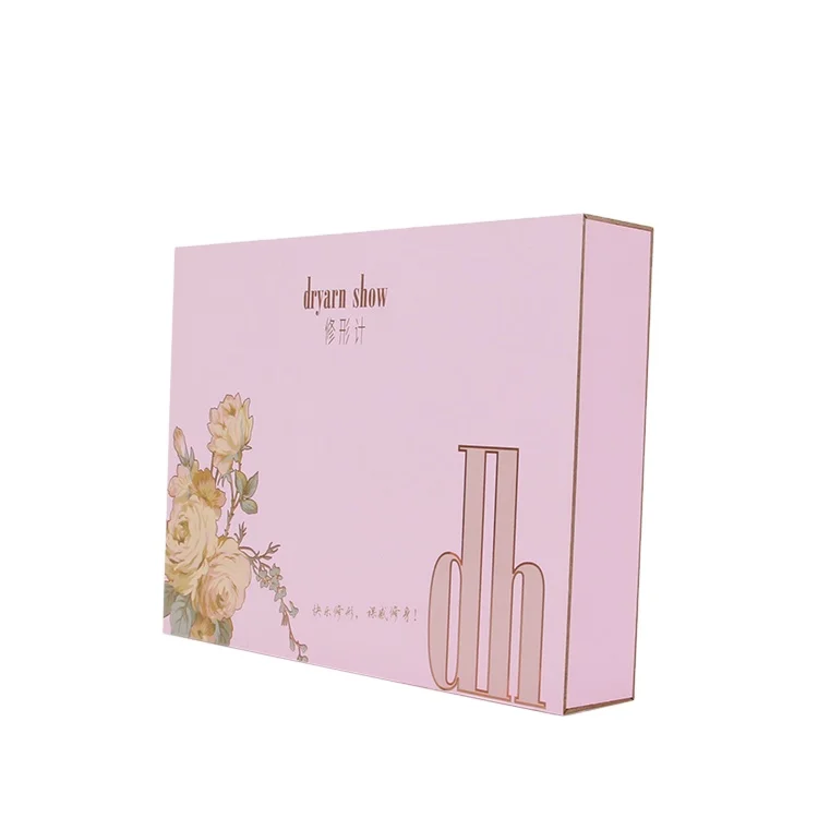 Factory High Quality Pink Rectangle mdf Wooden Matte Clamshell Gift Silk Scarf Packaging