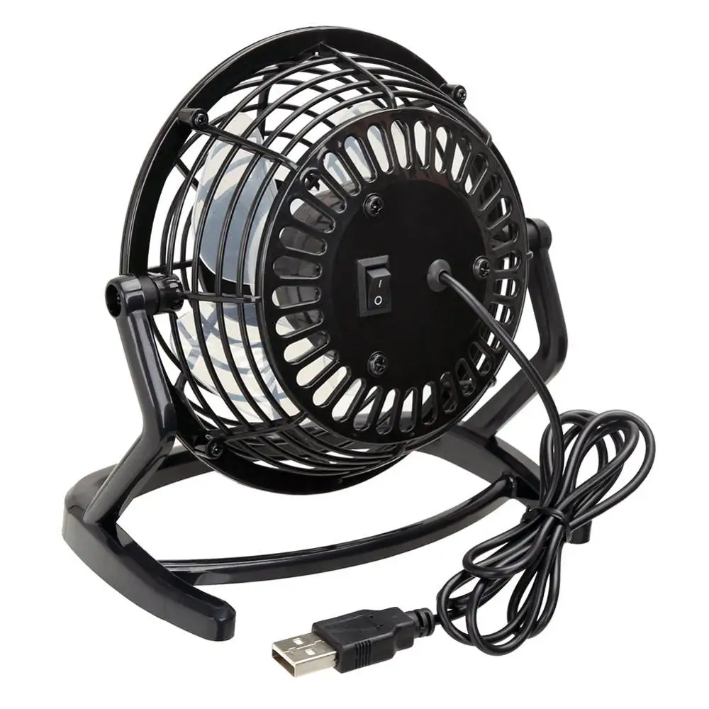 USB Mini Desktop Office Fan with 360 Rotation USB Fan for PC Computer Laptop