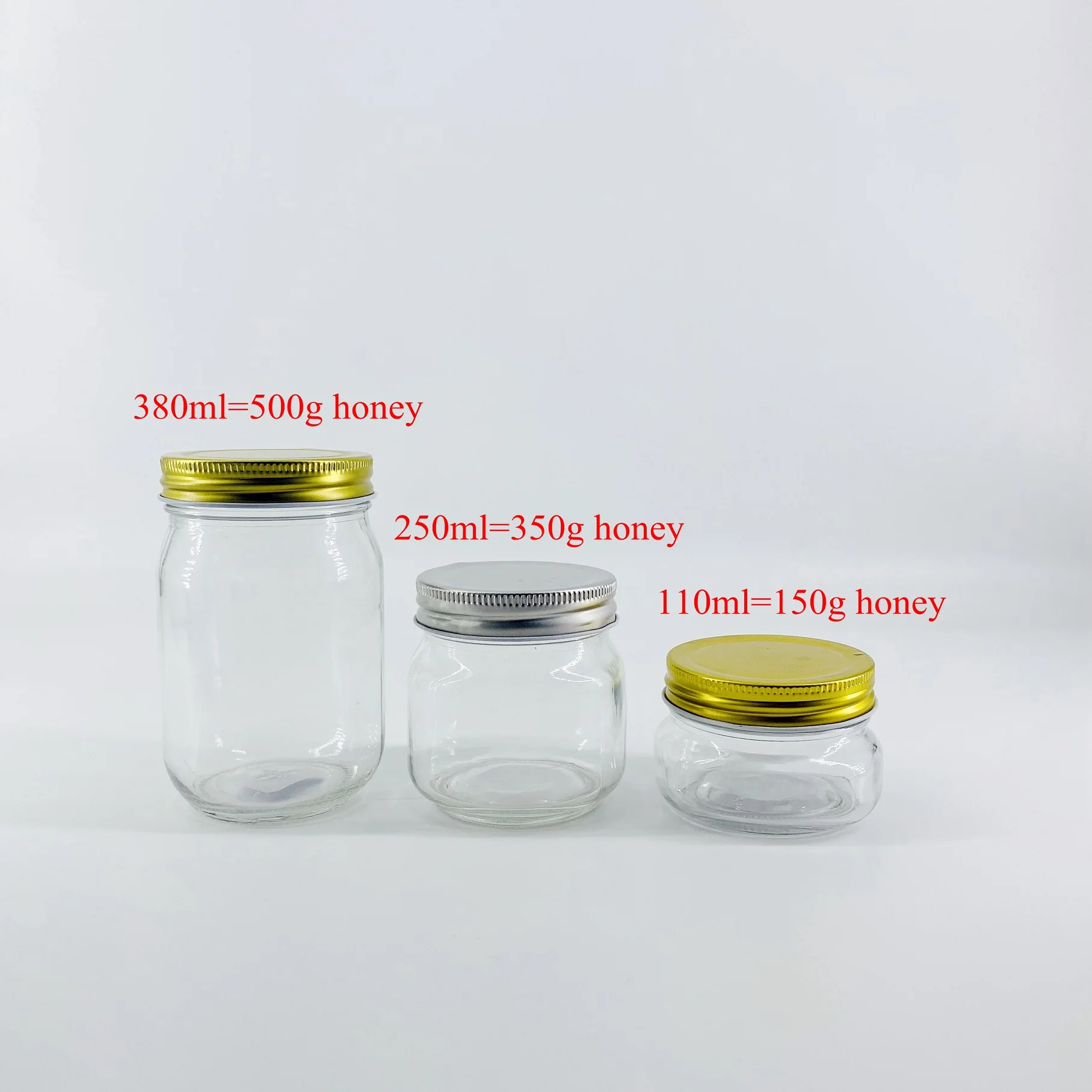 
4oz 8oz 12oz 16oz 32oz width mouth glass jelly jar Hermetic jam mason jar with lids and bands 