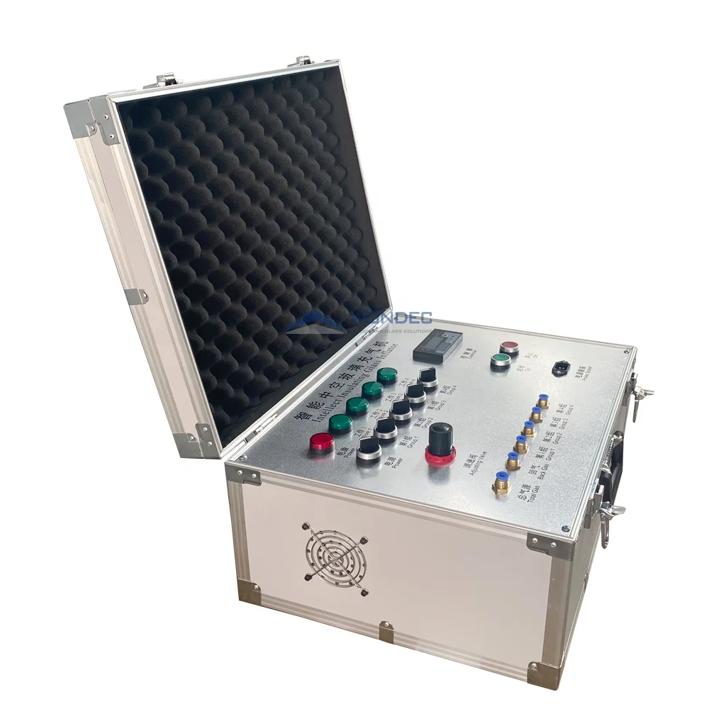 Портативное оборудование для наполнения газом аргоном с двойным остеклением