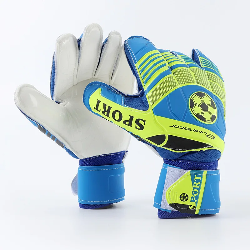 Wholesale sports Soccer Goalie Goalkeeper Gloves for Kids Football Gloves with Strong Grips Palms 5#