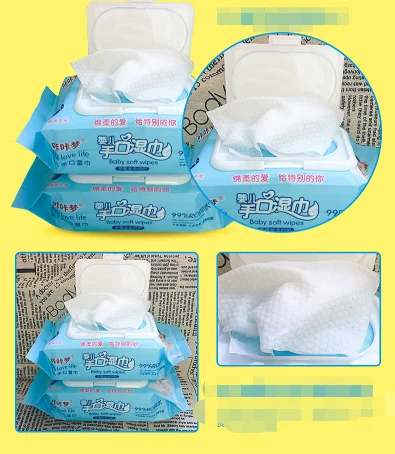 
OEM factory Hot Sale Wholesale Antibacterial Adult Baby Flushable Wet Wipe 