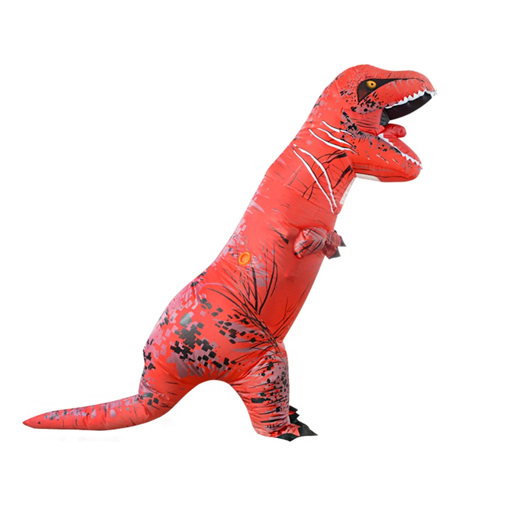 HUAYU батарейный блок на Хэллоуин надувной костюм динозавра дракона T-Rex для взрослых