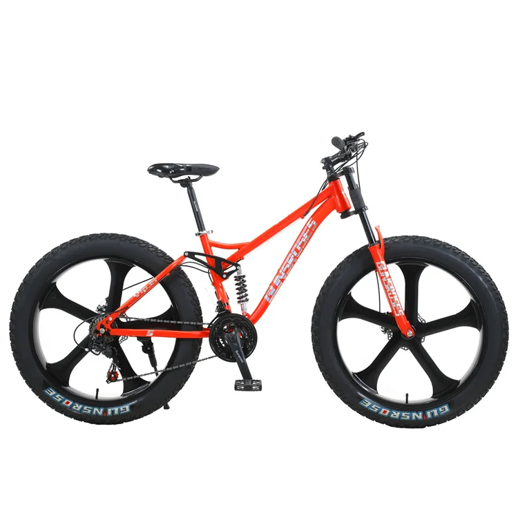 new style fat tire double disc brake 26 inch cheap adult bicycle snow beach bike