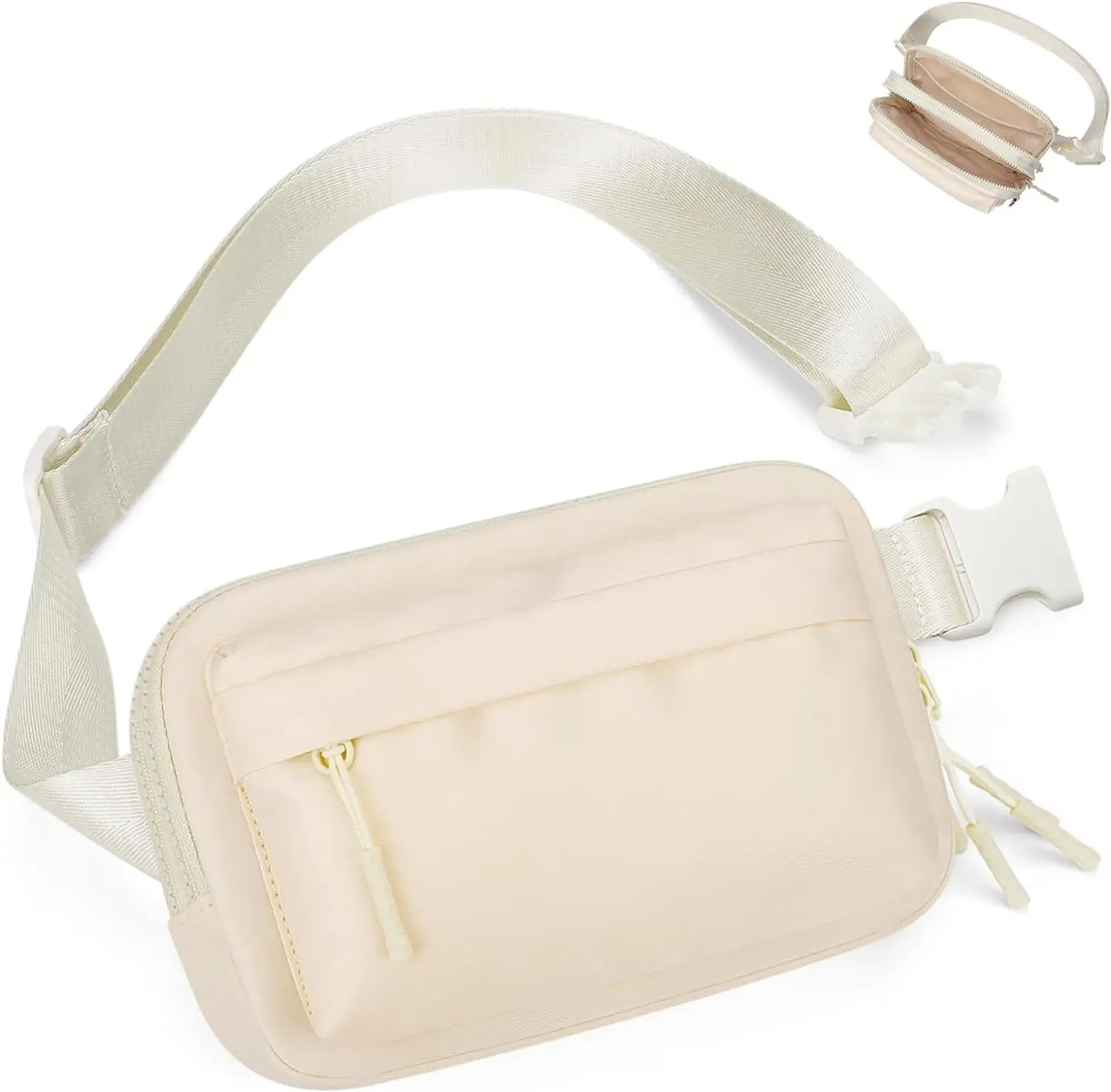 Wholesale Customizable  Fashion Unisex Nylon Outdoor Everywhere Fanny Pack Waterproof Waist Bags Belt Crossbody Waist Bag