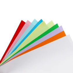 China manufacture 10 colors 70gsm art origami paper colorful kids DIY 100 sheets custom size colored coated paper