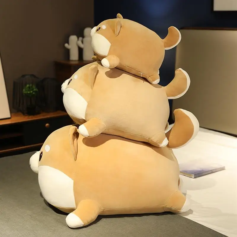 Cute Small Shiba Inu Plush Toy, for Bedside Decoration