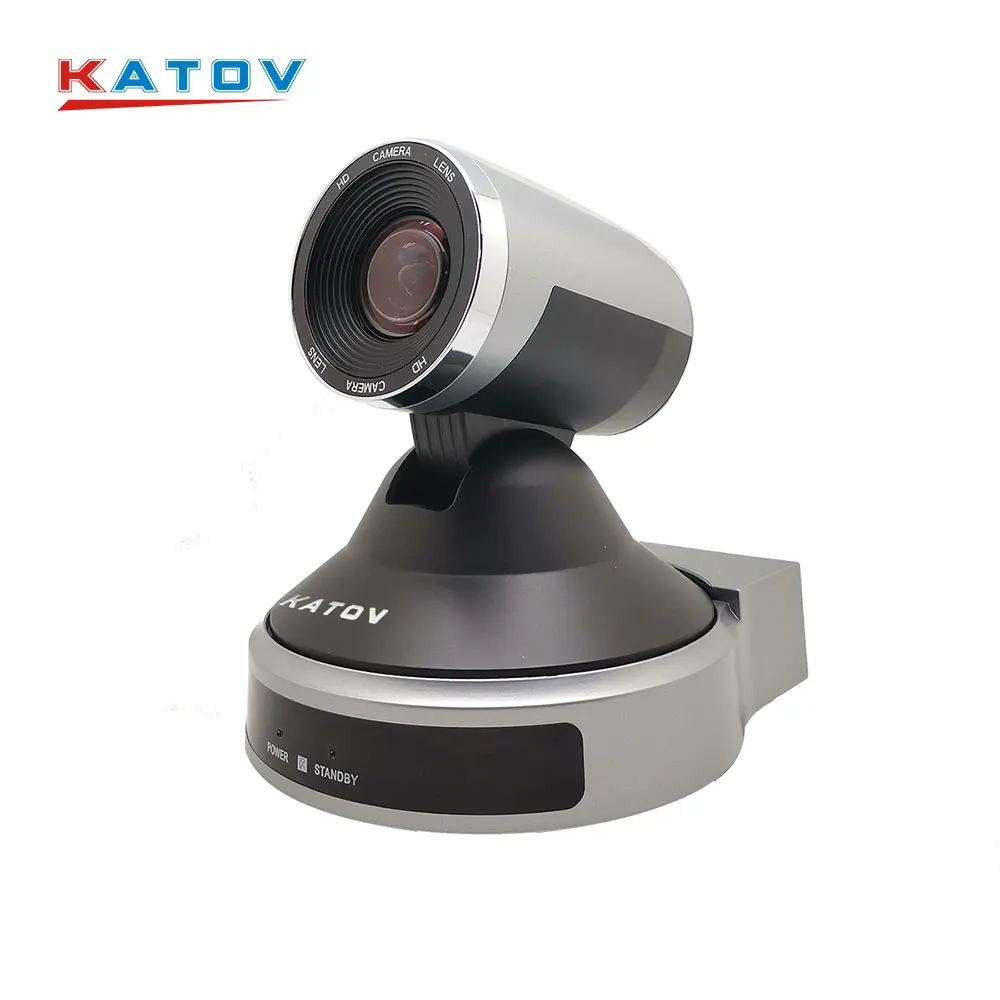 KATO VISION hot selling 12x mini hd digital video camera IP video conference camera PTZ HD video conferencing camera