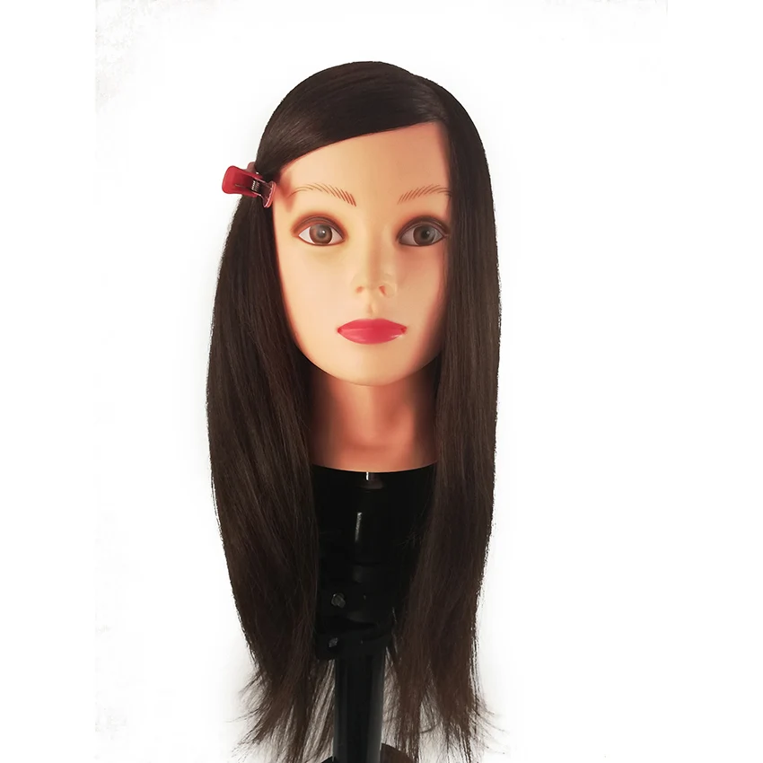Hair Factory Price Synthetic Hair Styrofoam Mannequin Training Head for Black Women