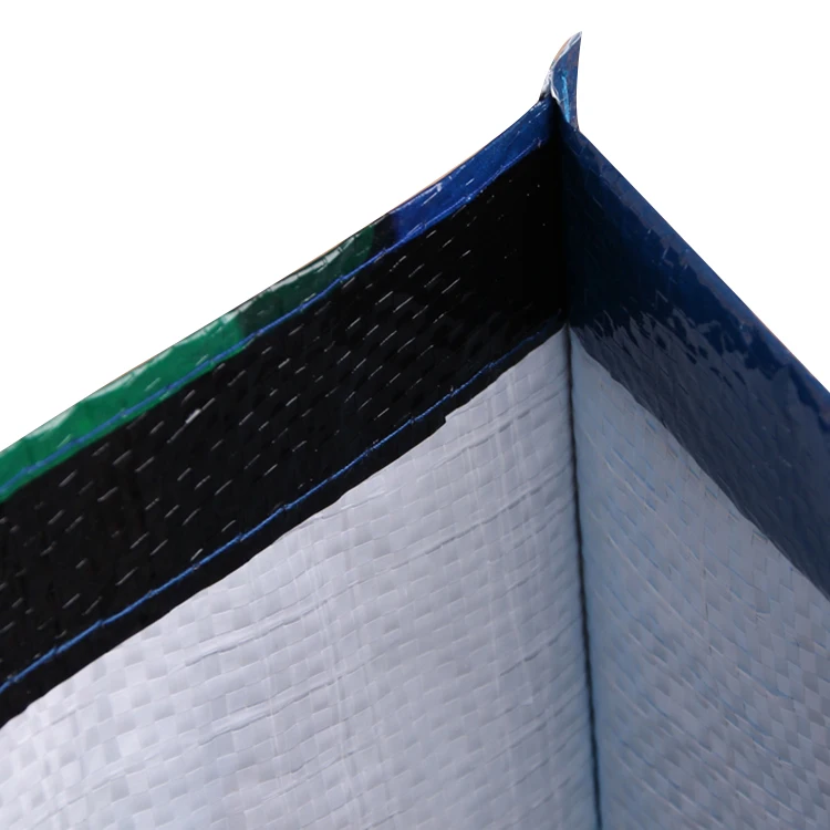 Custom Logo Lamination PP Woven Shopping Tote Bag For Grocery Supermarket