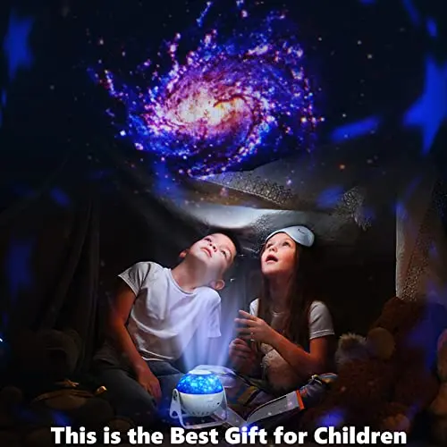 Star Galaxy Projector Night Light With Music Bluetooth Astronaut Night Lamp Portable Galaxy Projector