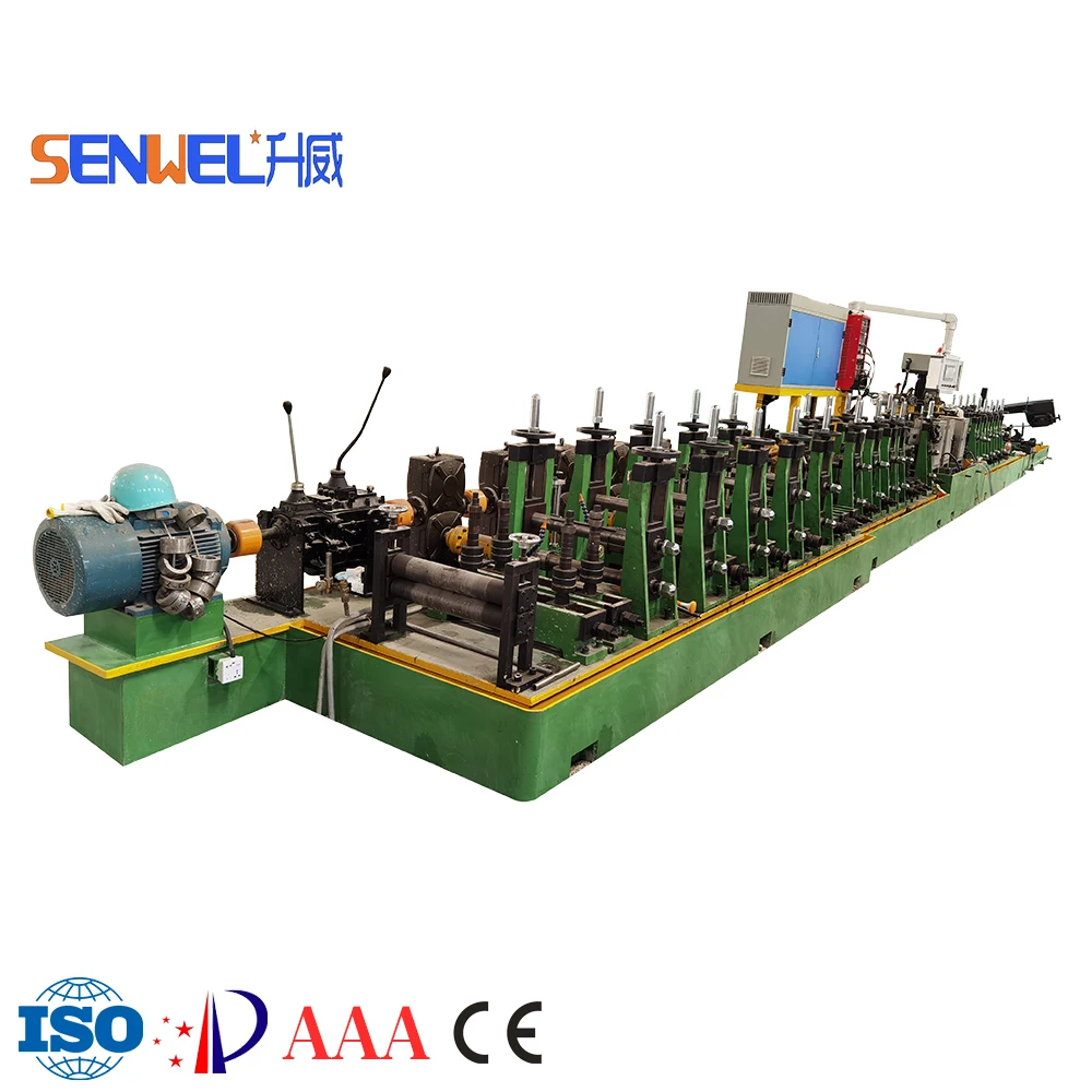 SW-219 Carbon steel/Stainless Steel/Iron welded Pipe Production Line Pipe Making Machinery tube mill Manufacturers
