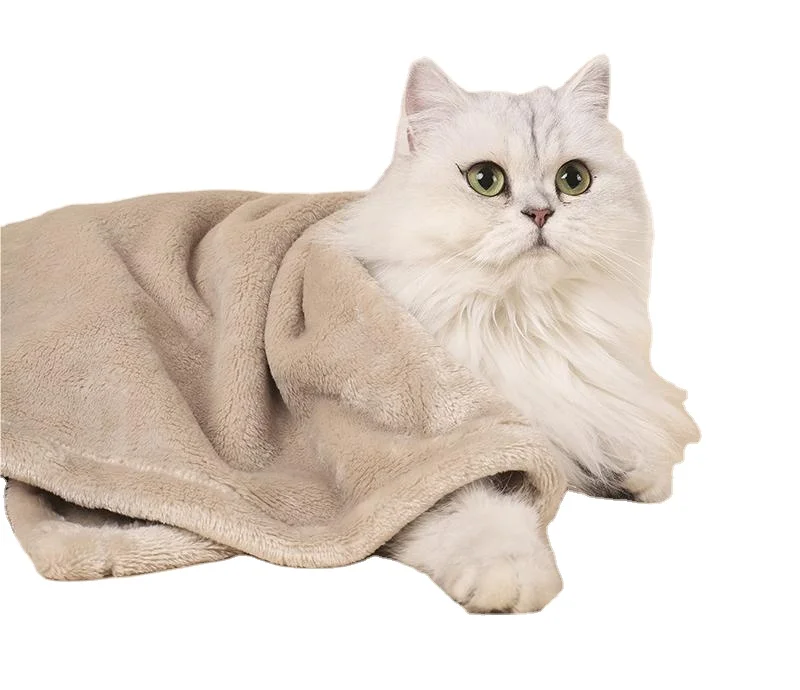 Super Soft Flannel Cozy Pet Sleep Mat Couch Chairs Car Bed Machine Washable Dog Blanket Pet Blanket