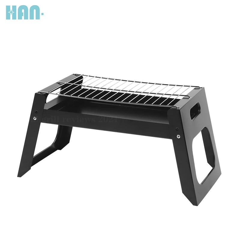 Korean Steel Restaurant Kitchen Hotel Customized Everyday Chrome Plated Charcoal Grill Holder Charcoal Grill Hibachi