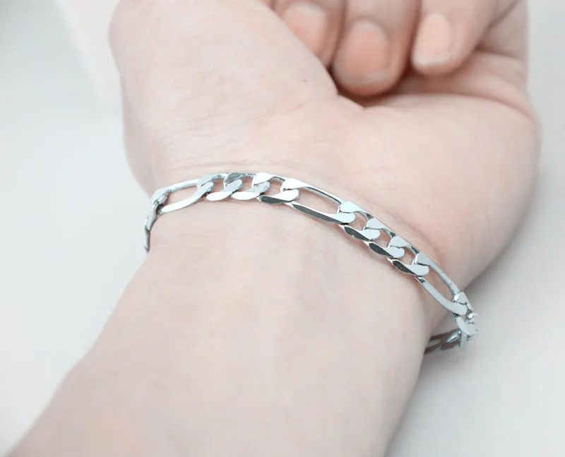 High Polished Surgical Steel Chain Medical Alert ID Bracelets for Women and Men