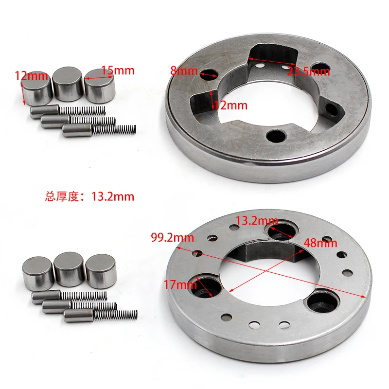 Motorcycle Parts One Way Starter Clutch Flywheel & Beads For Yamaha XV400 Virago 1991-1994 XV500 1983-1996 XV535 1988-1996 535cc