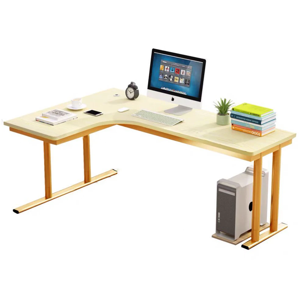 Home Office Writing Workstation L-Shaped Laptop Gaming Corner Computer Desk