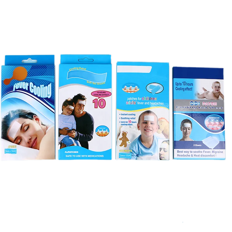 Hydrogel fever cooling patch fever cooling gel patch for kids