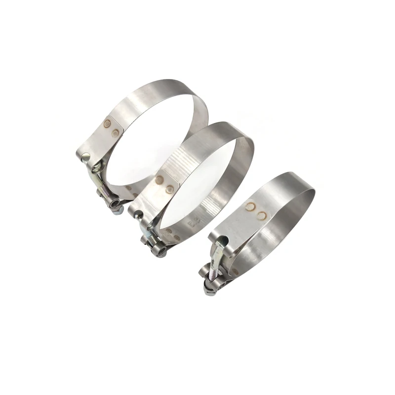 Universal Heavy Duty Exhaust T Bolt Clamp 304 Stainless Steel for Silicone Hose Clamp between 38mm and 43mm