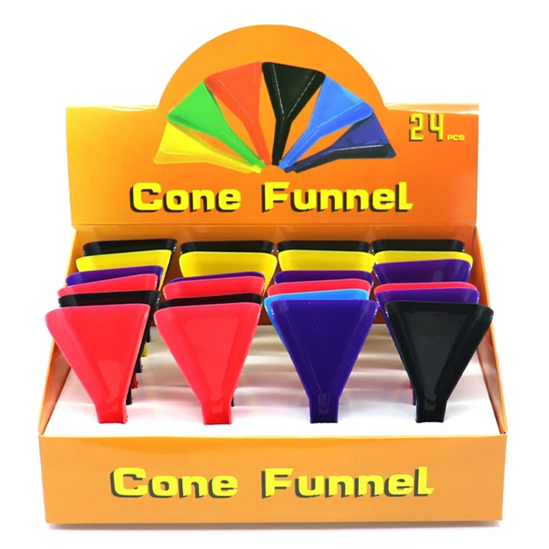Mini Household Plastic Pre Rolled Cone Loader Funnel Filler Small Caliber Creative Kitchen Cone Funnel Smoking Accessories