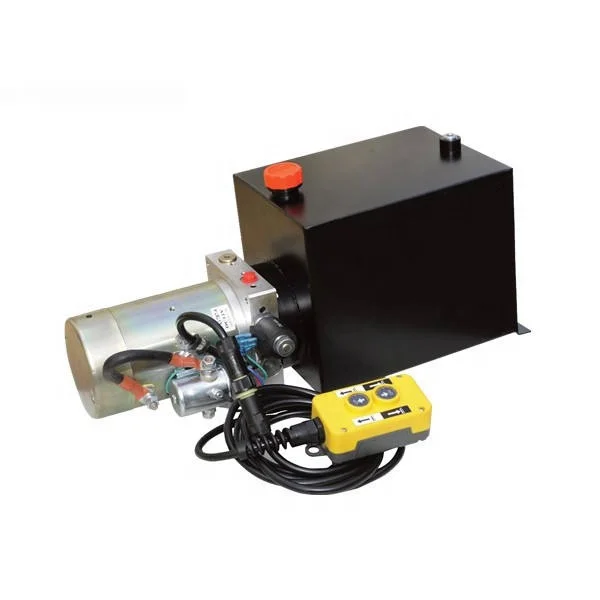 Horizontal DC 12V 24 V 500W hydraulic Power Pack Mini Hydraulic Power Unit with CE