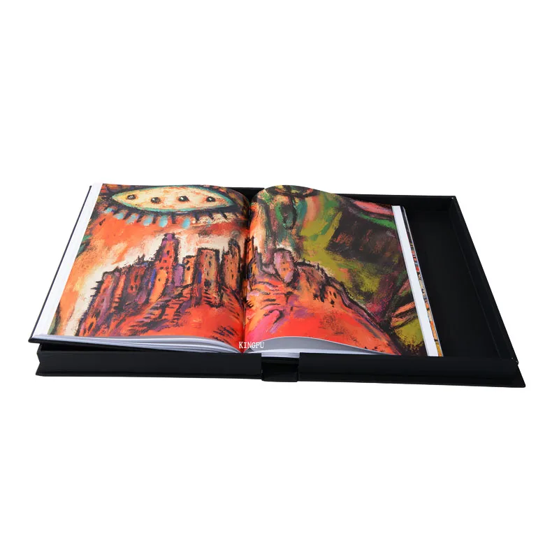 Custom Book Set with Slipcase China Hardcover Book Printing Service Print in Bulk